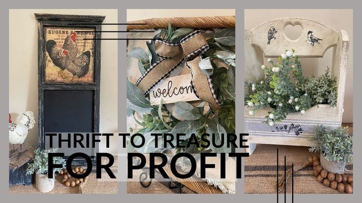 Thrift Shop Finds To Home Decor Treasures | For Profit | Thrift To ... Thrift Shopping for Home Decor Hidden Gems and Budget Tips